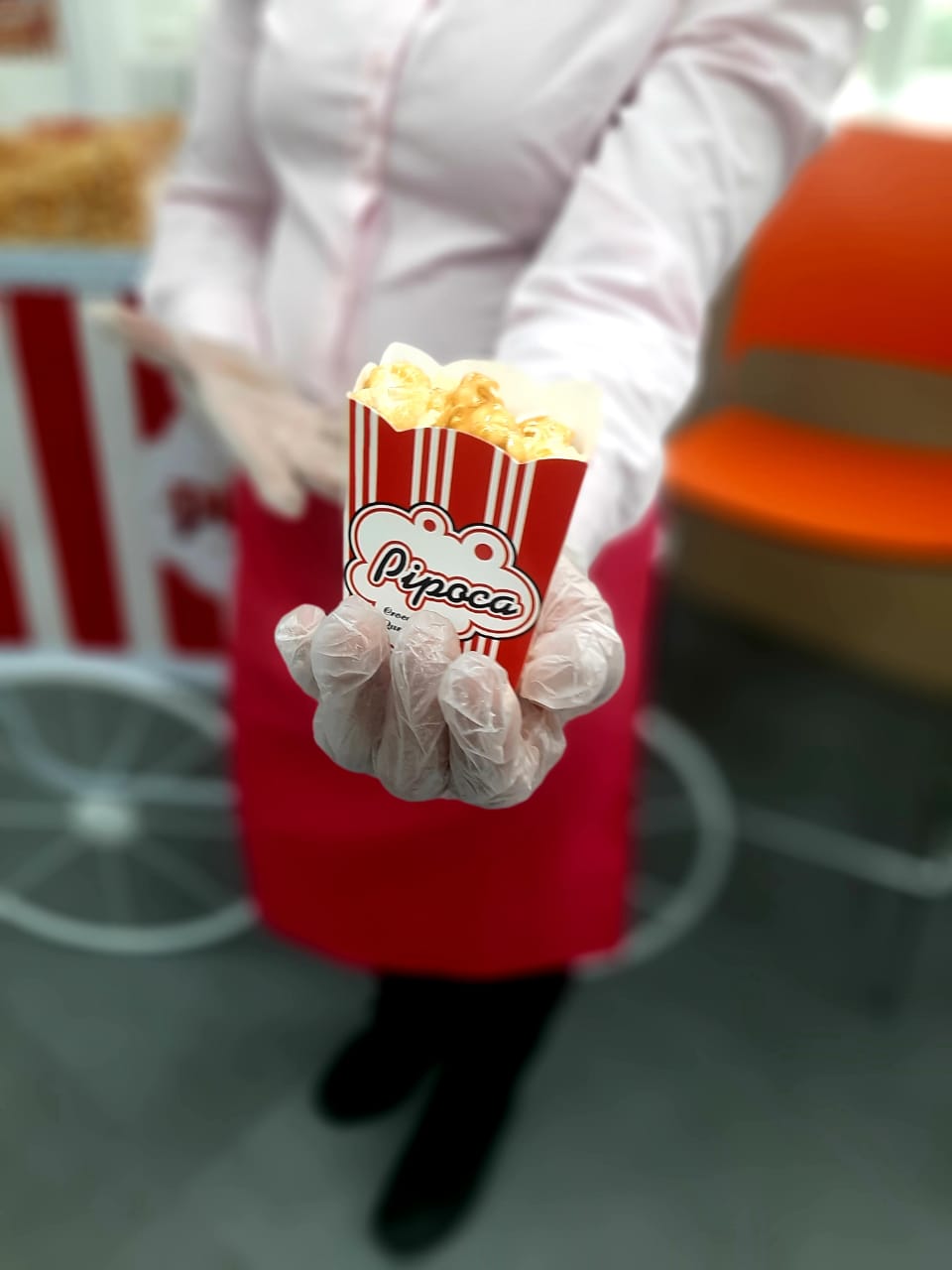 Carrinho de Pipoca Doce Gourmet