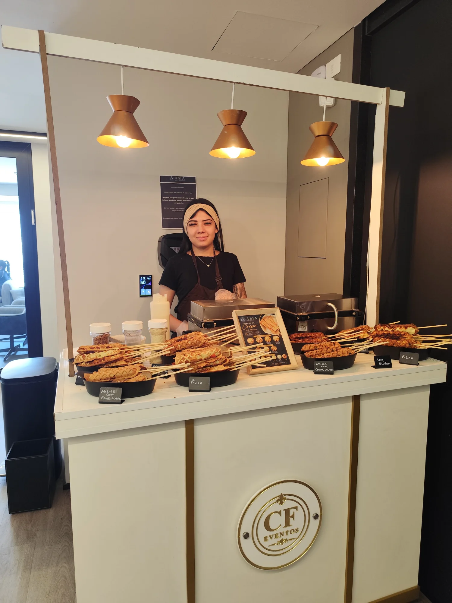 crepe no palito