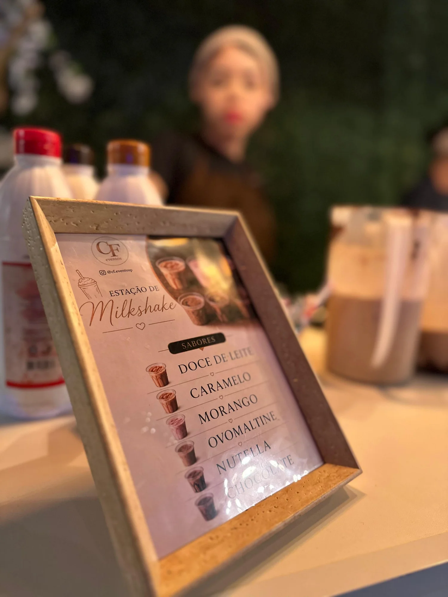 milkshake para eventos